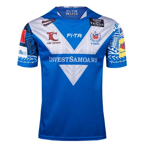 Camiseta Samoa 1ª 2017-2018 Azul